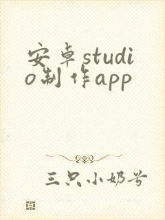 安卓studio制作app