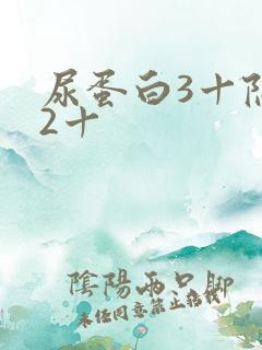 尿蛋白3十隐血2十