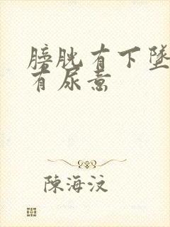 膀胱有下坠感老有尿意