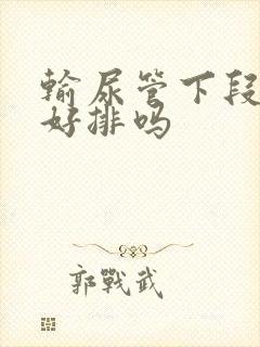 输尿管下段结石好排吗