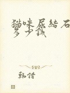 猫咪尿结石要花多少钱