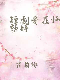 短剧爱在怦然心动时