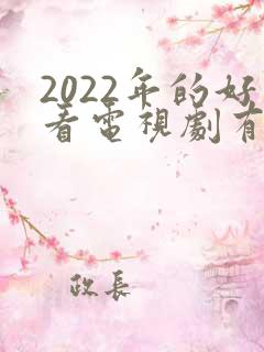 2022年的好看电视剧有哪些
