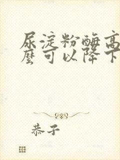 尿淀粉酶高吃什么可以降下来