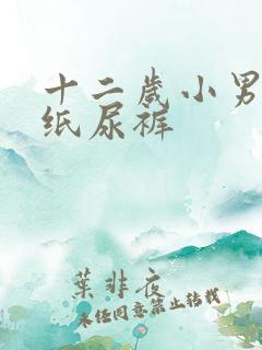 十二岁小男孩穿纸尿裤