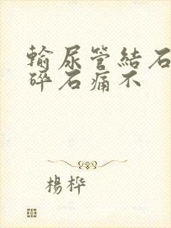 输尿管结石体外碎石痛不