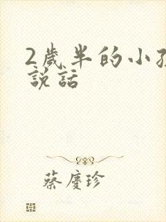 2岁半的小孩不说话