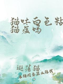 猫吐白色粘液是猫瘟吗