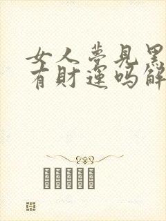 女人梦见黑煤堆有财运吗解梦