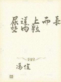 尿道上面长了一些肉粒