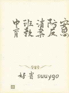 中班消防安全教育教案反思