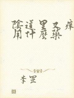 阴道里又痒又痛用什么药