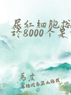尿红细胞总数大于8000个是什么