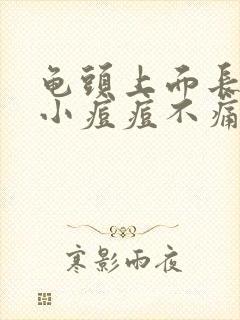 龟头上面长红色小痘痘不痛不痒