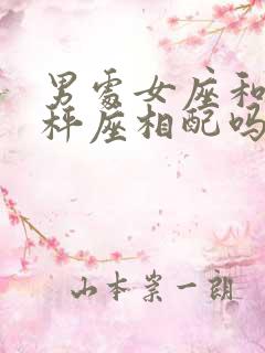 男处女座和女天秤座相配吗