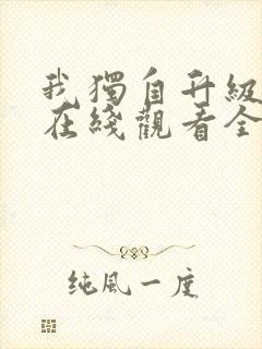 我独自升级动漫在线观看全集免费