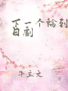 下一个轮到你了日剧