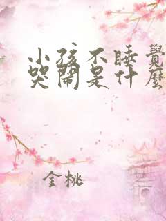 小孩不睡觉一直哭闹是什么原因