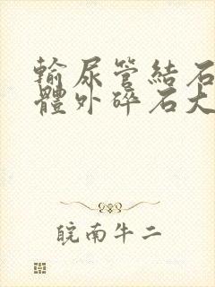 输尿管结石上段体外碎石大概多少钱