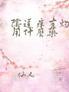 阴道痒有灼热感用什么药