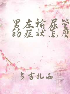 男左输尿管结石的症状怎么治疗