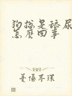 狗总是舔尿道是怎么回事