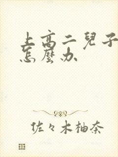 上高二儿子厌学怎么办