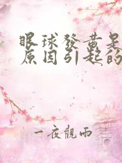 眼球发黄是什么原因引起的