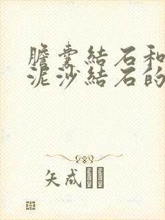 胆囊结石和胆囊泥沙结石的区别哪个更严重