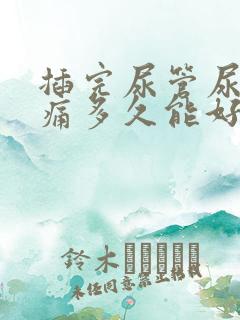 插完尿管尿道刺痛多久能好