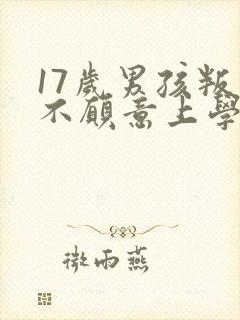 17岁男孩叛逆不愿意上学该咋办