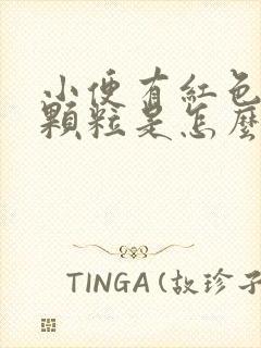 小便有红色的小颗粒是怎么回事