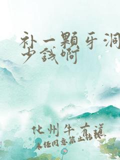 补一颗牙洞要多少钱啊