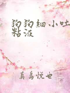 狗狗细小吐白色粘液