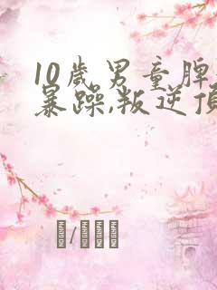 10岁男童脾气暴躁,叛逆顶嘴