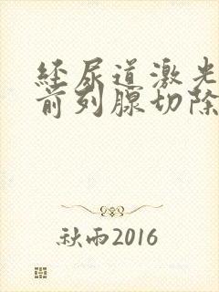 经尿道激光诱导前列腺切除术