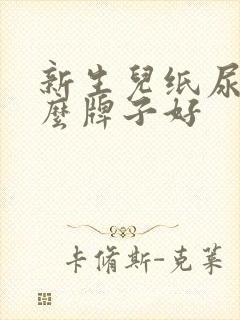 新生儿纸尿裤什么牌子好