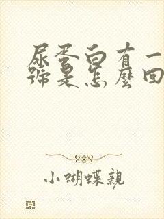 尿蛋白有一个加号是怎么回事儿