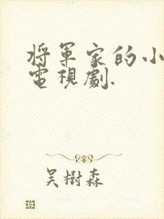 将军家的小娘子电视剧.