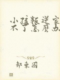 小孩叛逆家长管不了怎么办