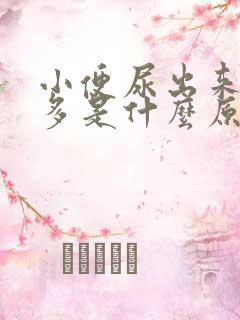 小便尿出来泡泡多是什么原因