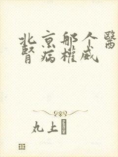 北京那个医院看肾病权威