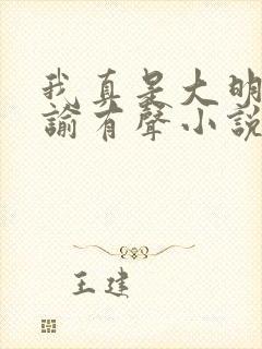 我真是大明星尝谕有声小说