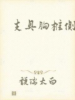 支具胸椎侧弯的