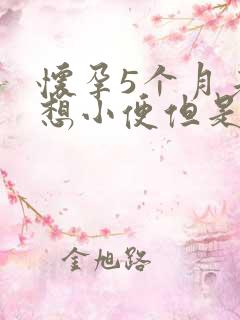 怀孕5个月老是想小便但是尿一点点