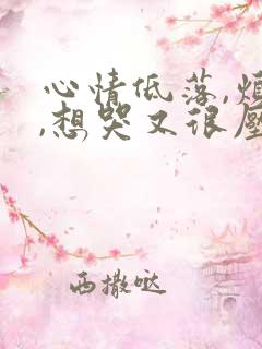 心情低落,烦躁,想哭又很压抑的网名