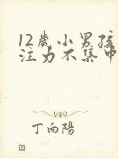12岁小男孩专注力不集中