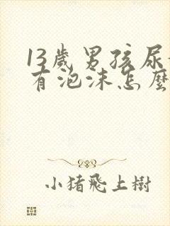 13岁男孩尿黄有泡沫怎么回事