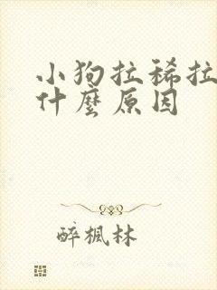 小狗拉稀拉出血什么原因