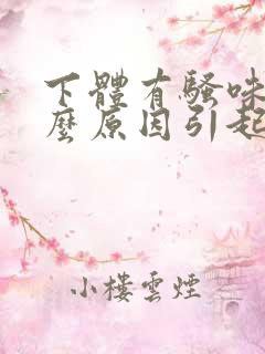 下体有骚味是什么原因引起的